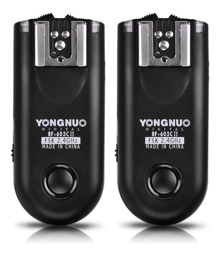 Radio Disparador De Flash Yongnuo Rf-603 Ii 2.4ghz + Pilas