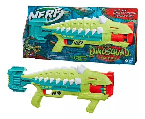 Nerf Dinosquad Armorstrike 16 Dardos Hasbro