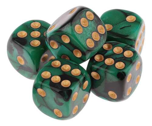 Paquete De 2-4 Dados De Juego De 5x6 Caras, Dados De 16mm
