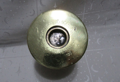 Arte De Trinchera Vaina Bronce Fabrik Karlsruhe 900 (15064) (Usado)