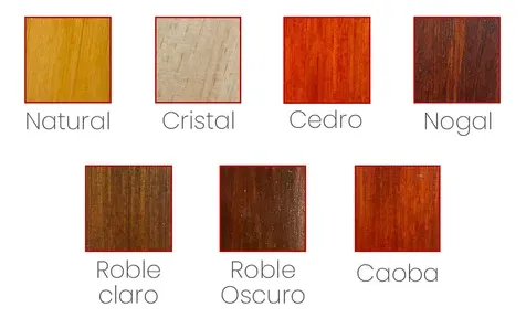Protector De Madera Foresta Natural O Carta De Color 0.9l Natural Brillante