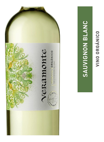 Vino Orgánico Veramonte Reserva Sauvignon Blanc X1 750 Cc