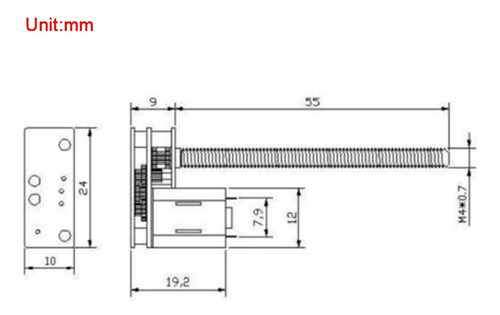 Dc 6v 12v Motor De Engranaje 1024ga20 Rosca N20 Motor D...