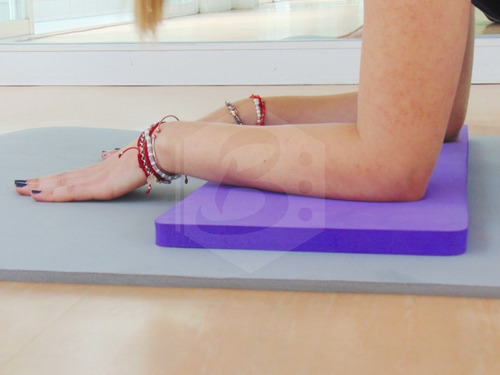 Imagen 4 de 9 de Tapete Apoyo Para Yoga Protector De Eva Fomi (60x25cm) 20mm