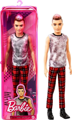 Imagen 1 de 5 de Ken Fashionista 176 Cabello Esculpido Con Puntas Mattel