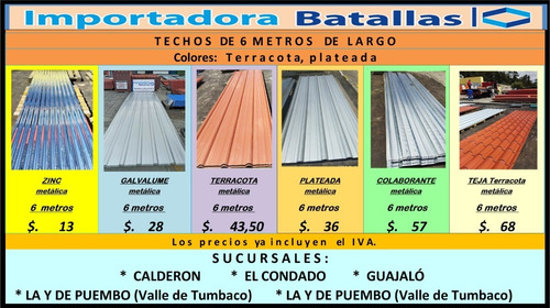 Imagen 6 de 12 de Teja Pvc Promoción Al 50% Teja De Arcilla Granito T1