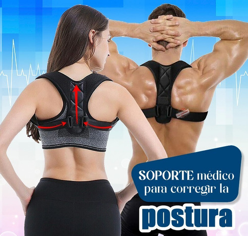 Imagen 6 de 8 de Corrector De Postura Espalda Soporte Ajustable Jb-7021
