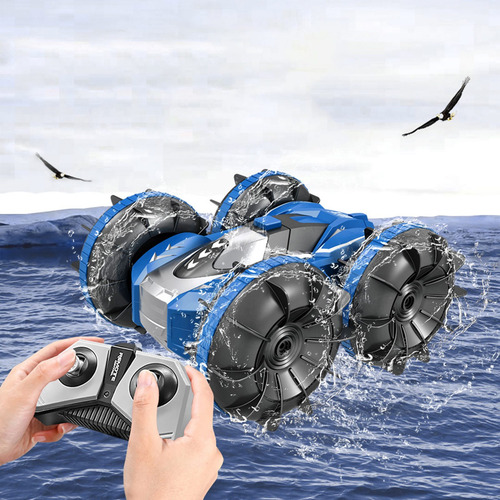Rc Stunt Carro Anfíbio 4wd Rc Carro 2 Em 1 Rc Barco 2.4ghz