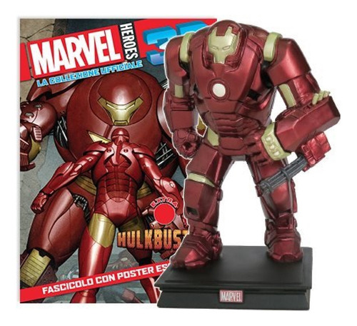 Hulkbuster Marvel Heroes 3d Con Fascículo Salvat