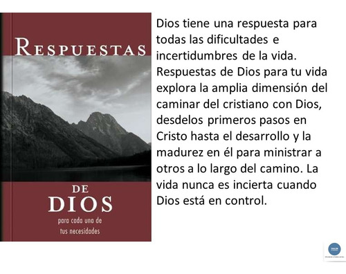 Respuestas De Dios Para Cada Una De Tus Necesidades