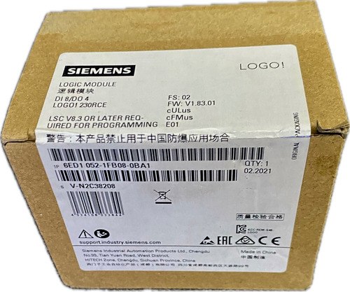 Plc Logo Siemens 230rce