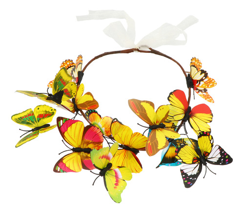 Diadema Con Forma De Guirnalda De Mariposas Para Fotos De Mu