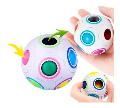 Fidget Toy Bolinha Anti Stress Cubo Mágico Bola Mágica
