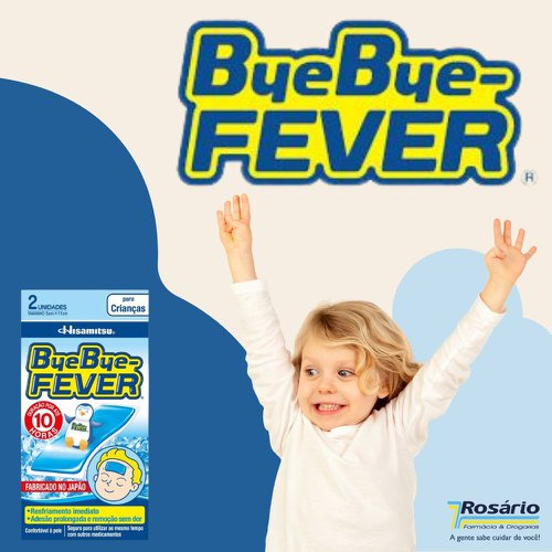 Bye Bye Febre - Adesivo Térmico Anti Febre