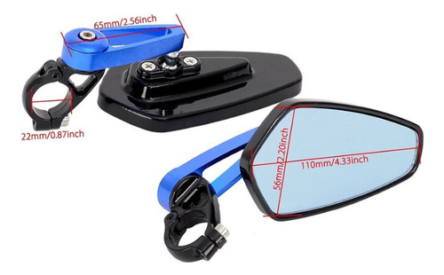 Espelho Retrovisor Universal Motocicleta Para Ducati S2r 800