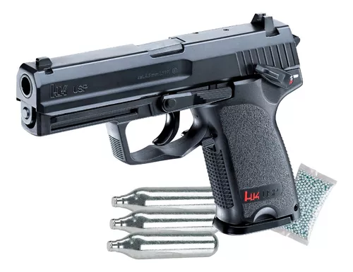 Pistola Aire Co2 Heckler & Koch Usp 4,5mm Balines Garrafas