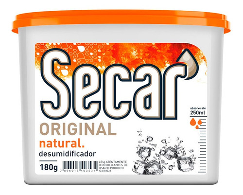 Desumidificador De Ambiente Secar Natural 180g