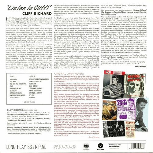 Cliff Richard Escucha a Cliff! Vinilo LP Lacroado 180 g