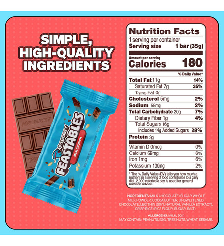 Chocolates Feastables Mr. Beast Value Pack 24 Piezas