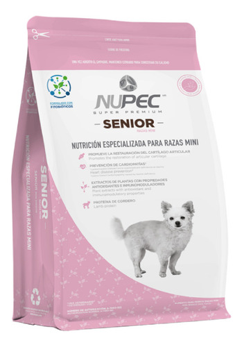 Nupec Perro Senior Razas Mini 1 Kg.