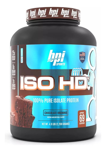 Iso Hd 5 Lb Bpi Proteina 100% Isolate Envio Gratis