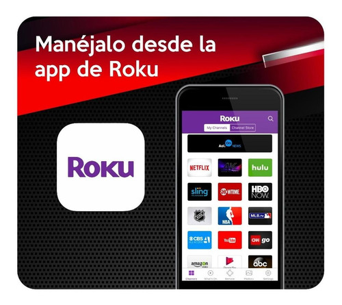 Imagen 5 de 6 de Pantalla Jvc 55 Pulgadas Led 4k Smart Tv Roku