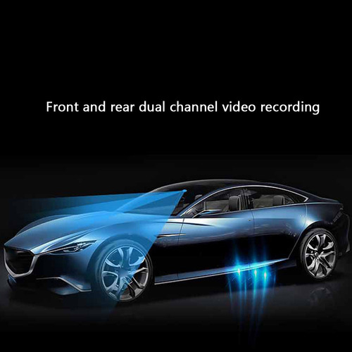 Câmera De Carro Gravador De Vídeo De Lente Dupla Auto Dash C