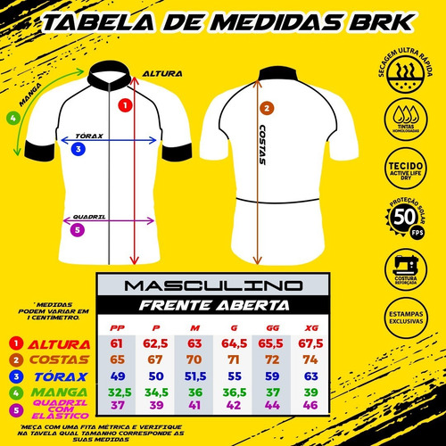 Imagem 3 de 3 de Camisa Camiseta De Ciclismo Masculino Brasil Proteção Solar