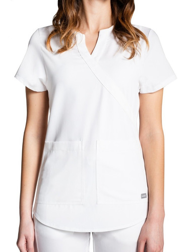 Polera Mujer Scorpi Comfort -blanco- Uniformes Clínicos