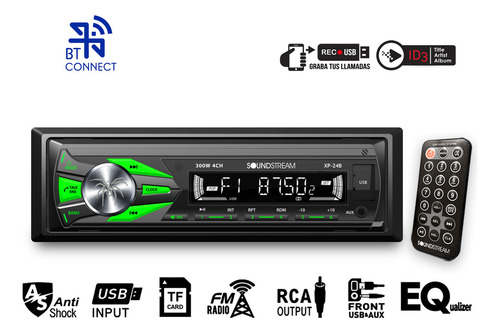 Soundstream Vm Xp-24b Autoestéreo Para Auto Con Usb Y Blueto