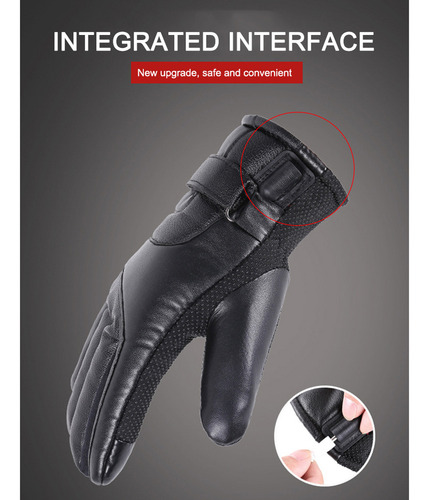 Guantes De Ciclismo De Dedo Completo, Calefactados En Invie