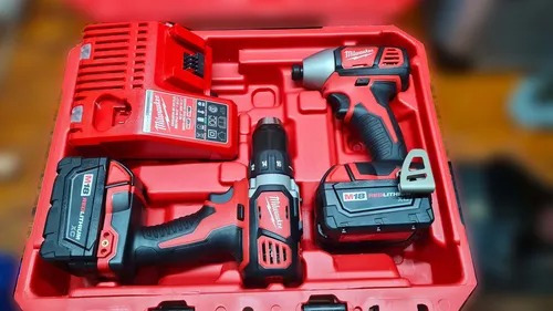 Milwaukee Kit Taladro Atornillador Y Llave Impacto 18v 2691