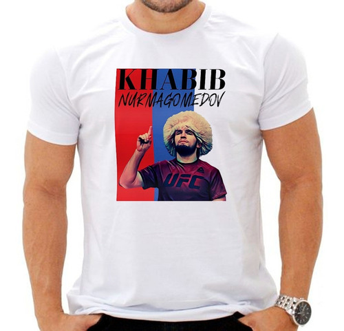 Camiseta Kabib Nurmagomedov Mma Ufc Luta Camisa Rússia F36