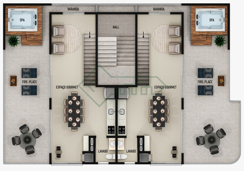 Imagem 9 de 14 de Apartamento 1º Andar | 01 Dormitório + 01 Suíte | 82m² - Sa02272 - 70805280