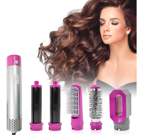 Escova Secadora De Cabelo 5 Em 1 De Ar Quente Profissional V Unica