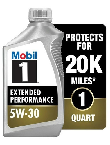 Mobil 1 Extended Performance Full Synthetic Oil 5w-30 1qt