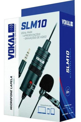 Microfone Lapela Vokal Slm10