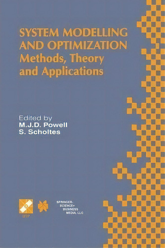 System Modelling And Optimization, De M. J. D. Powell. Editorial Springer Verlag New York Inc, Tapa Blanda En Inglés