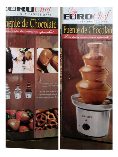 Fuente De Chocolate Marca Euro Chef 4 Tramos 45verdes