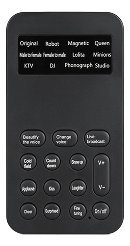 D Modulador De Trocador De Voz S9 Voice Changer 12 Com