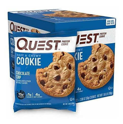 Quest Nutrition Galleta De Proteina Con Chispas De Chocolate