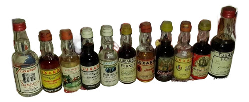 Botellita Miniatura Colección Luxardo 11 Botellas Italia 50c