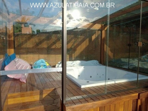 Imagem 12 de 16 de Linda Casa De Campo! Chácara Com 1500m² De Terreno, 5 Suítes, Piscina... - Ch03565 - 70611776
