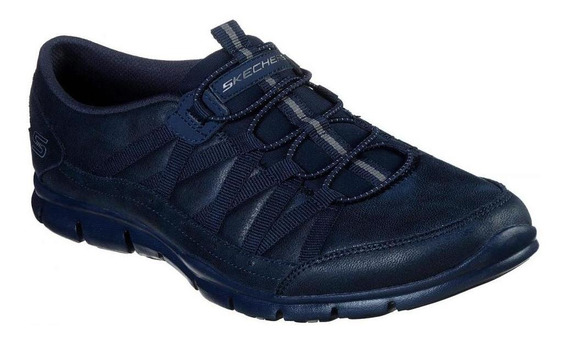 skechers azul marino mujer