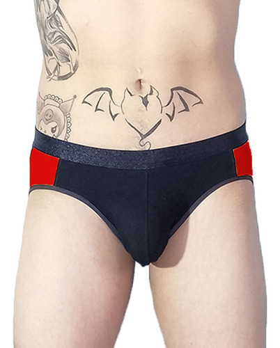 Calzón Suspensorio De Algodón Para Hombre Sexy Suave 705 Roj