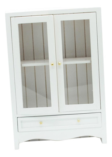 2x Mini Mueble De Casa De Muñecas 1:12 Y Tostadora Con 2