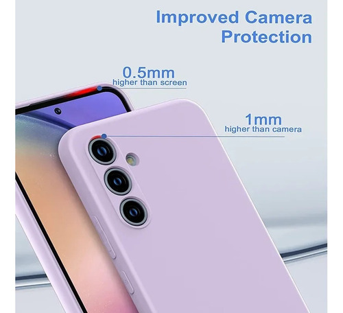 Yan Funda For Samsung Galaxy A55 5g Silicón Flexibl Minimalista