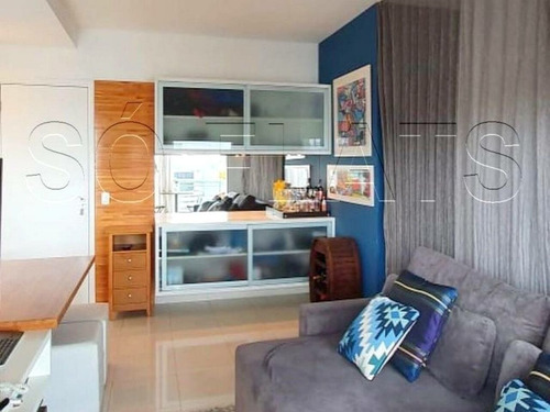 Imagem 3 de 15 de Apto No Brooklin 1 Suíte 46m² Próximo Ao Itaim Bibi - Sf25642