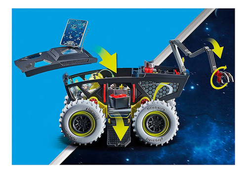 Playmobil - Expedição Marte Com Veículo - Space 70888