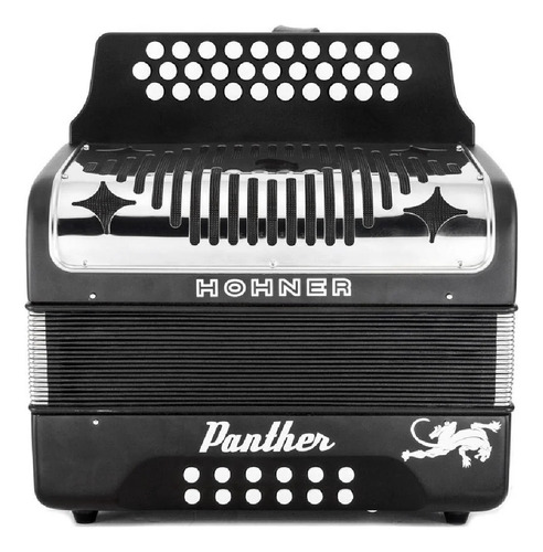 Acordeón Diatónico Hohner A4840s Color Negro Mate